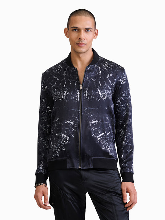 Twilight Printed Bomber Jacket