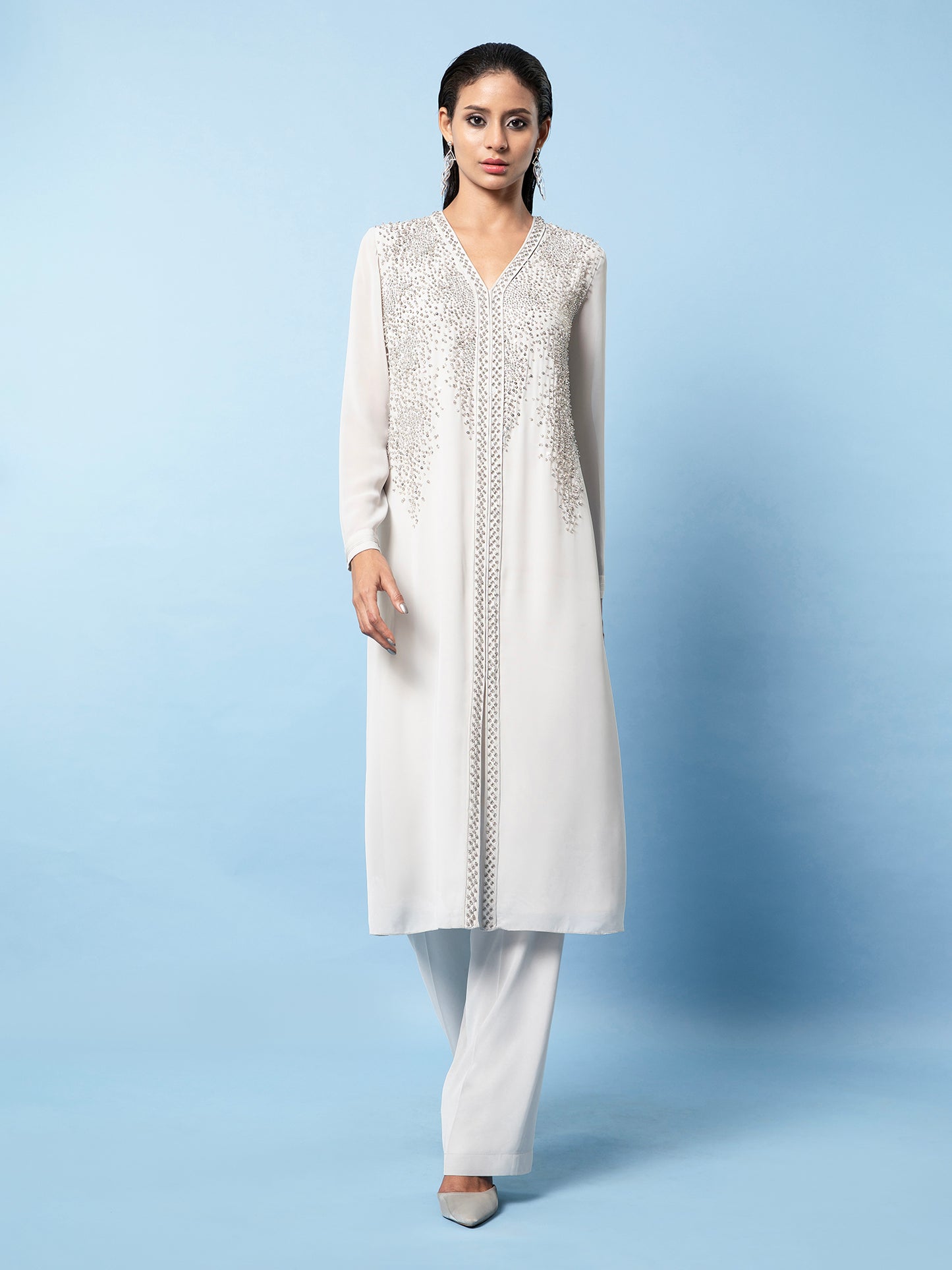 Embellished Kurta Set