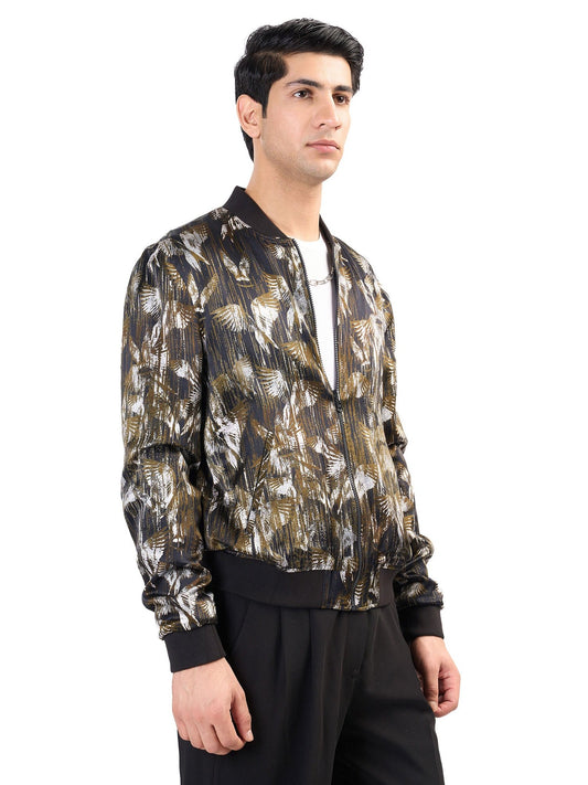 Feathered Palette Bomber Jacket