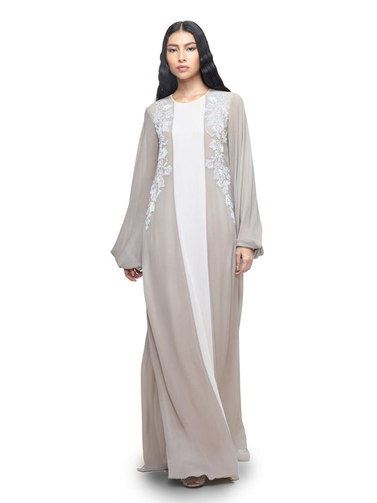 Fluid Kaftan With Puffed Sleeves