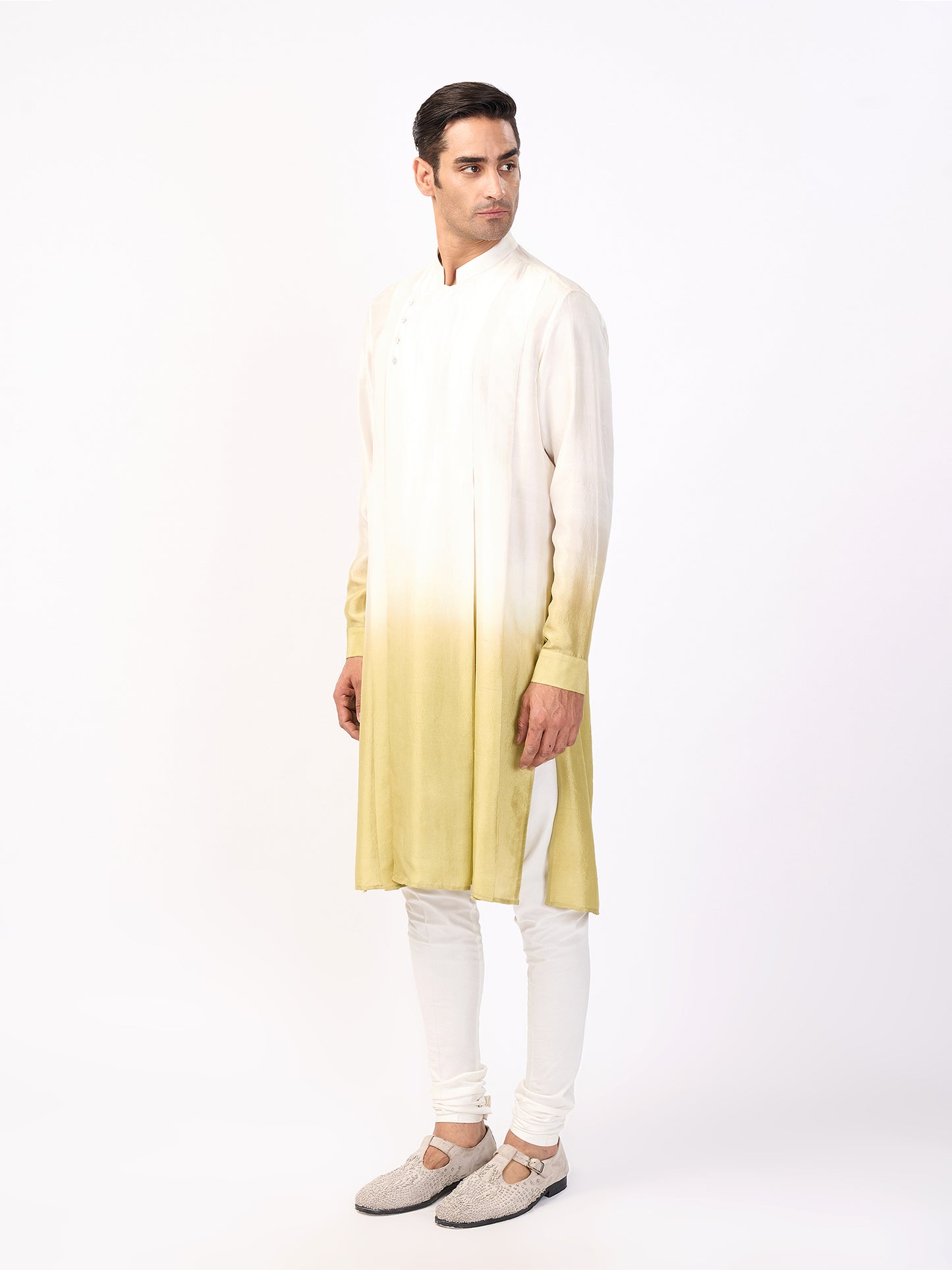 Ombre Overlap Layer Kurta Set