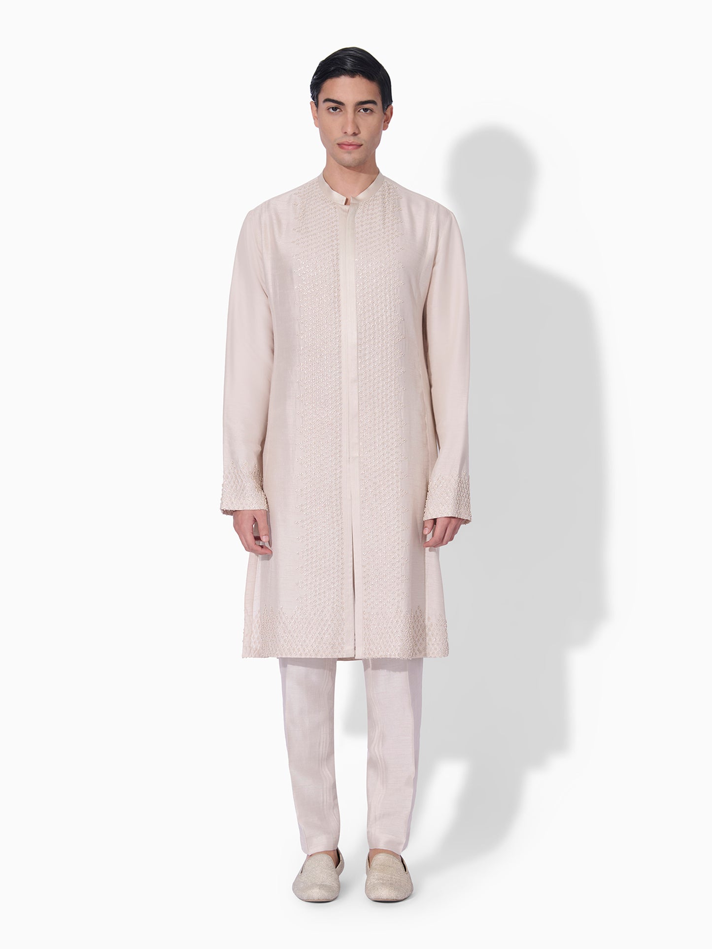 Sandstone Textured Kurta Set