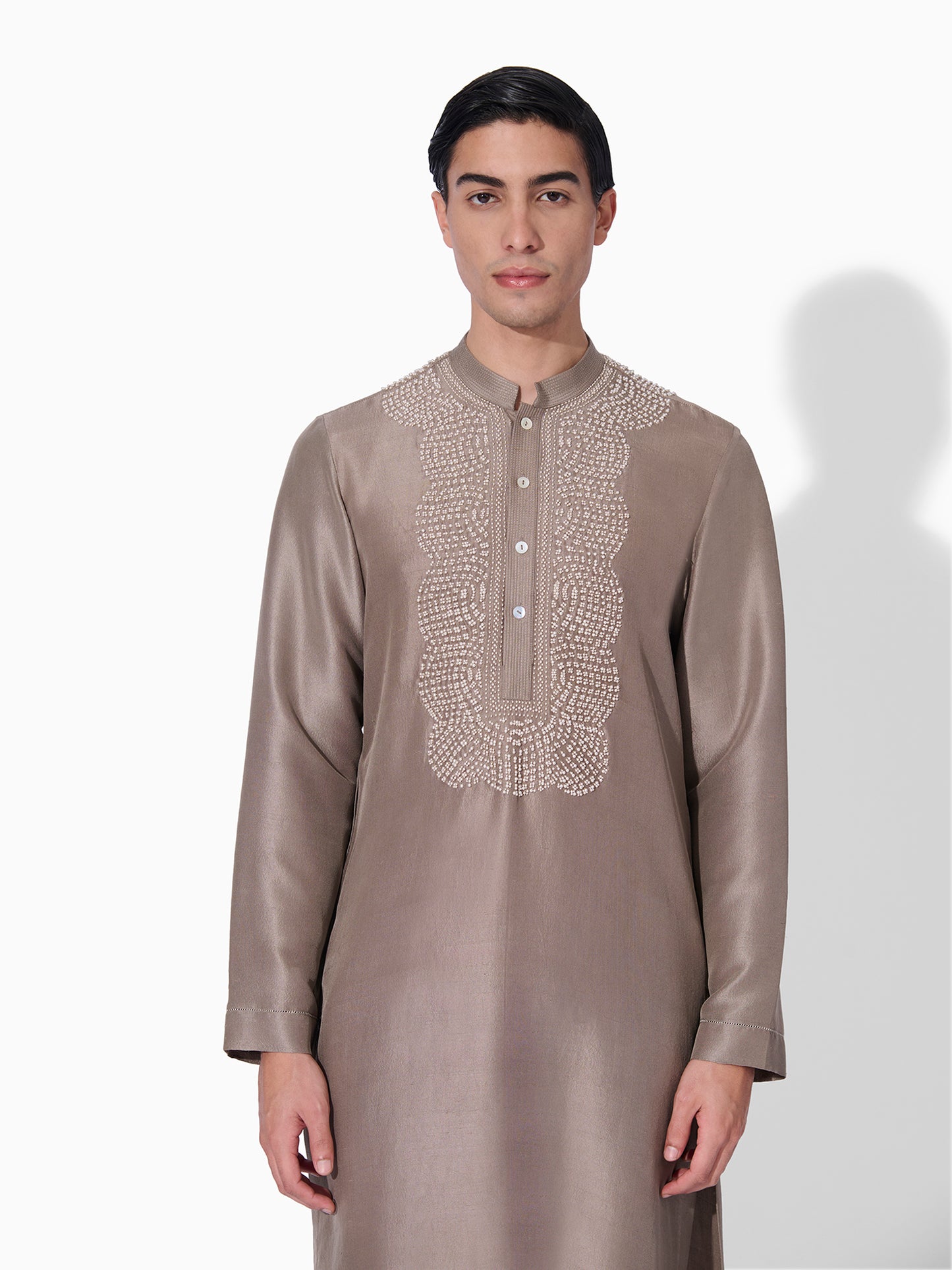 Mocha Muse Embroidered Kurta Set