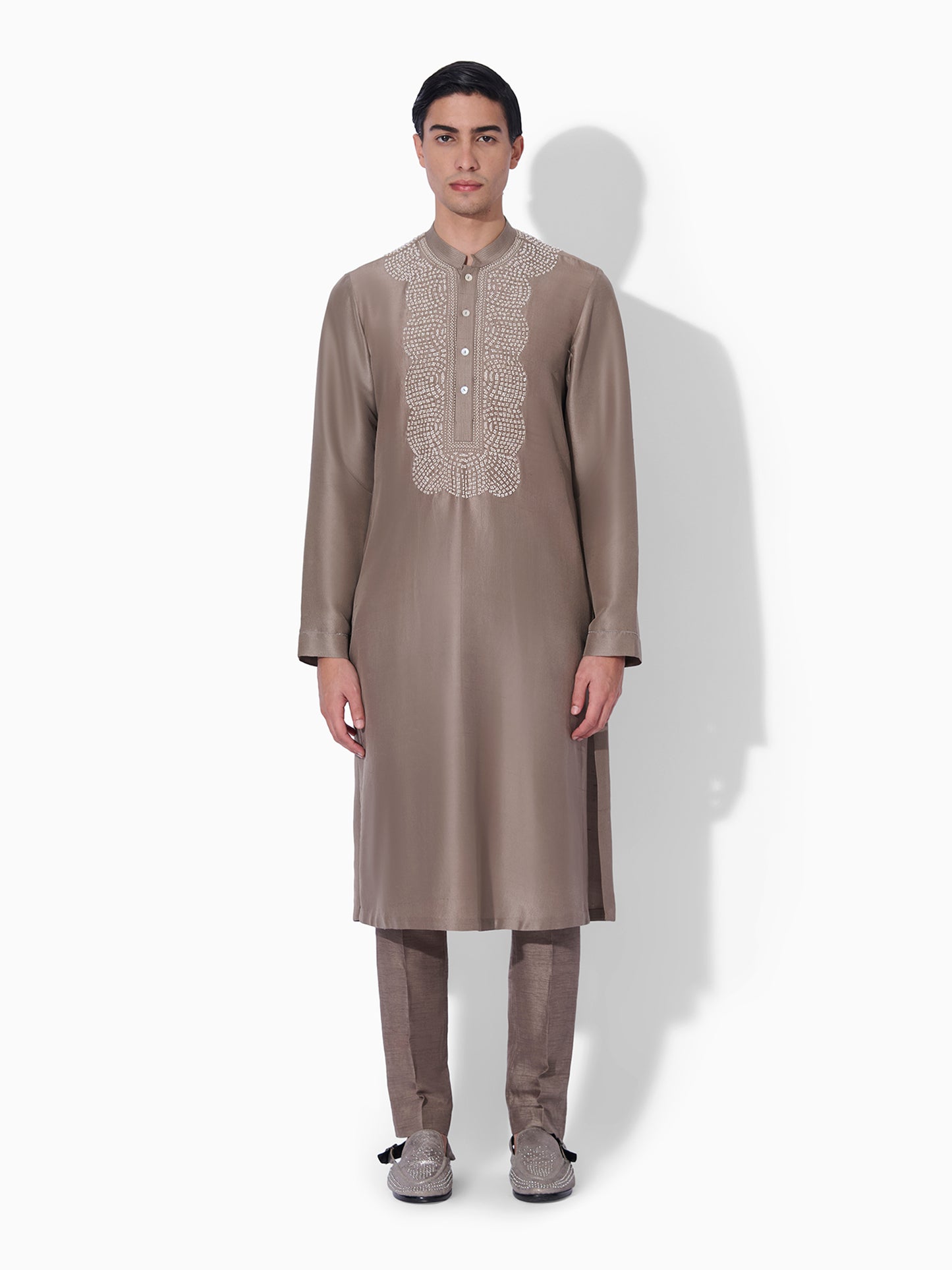 Mocha Muse Embroidered Kurta Set