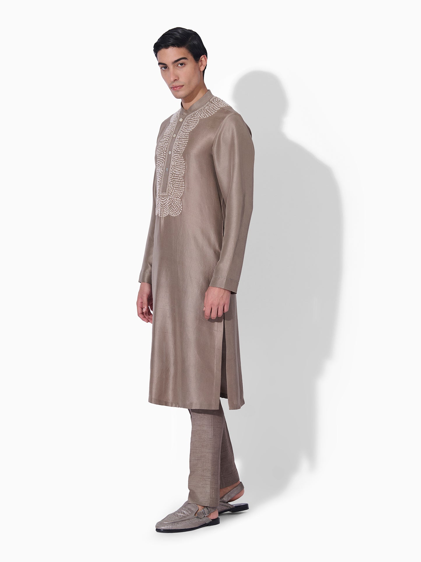 Mocha Muse Embroidered Kurta Set