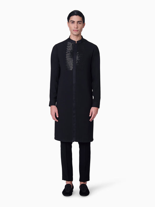 Black Classic Kurta Set