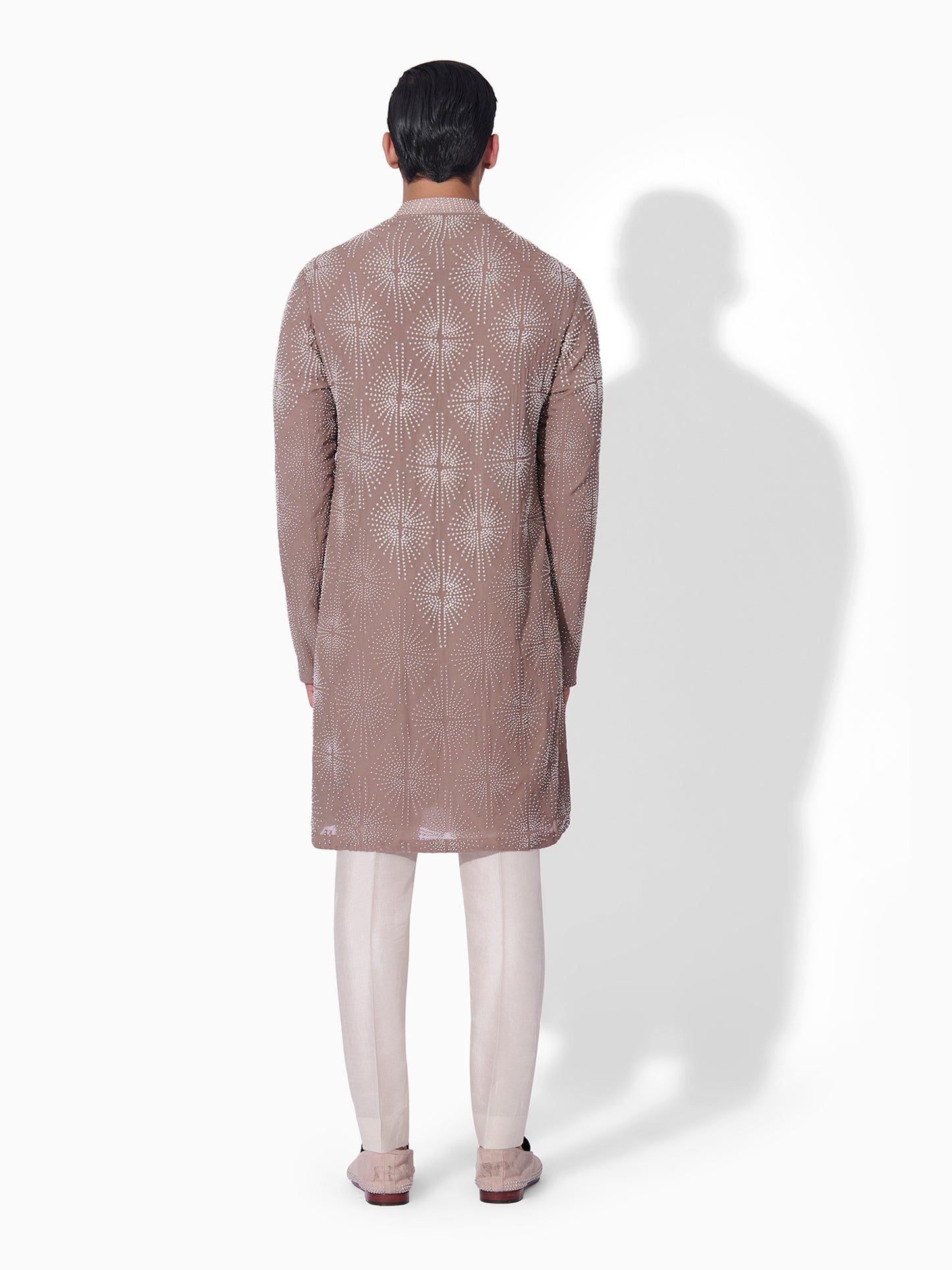 Muted Mauve Sherwani Set