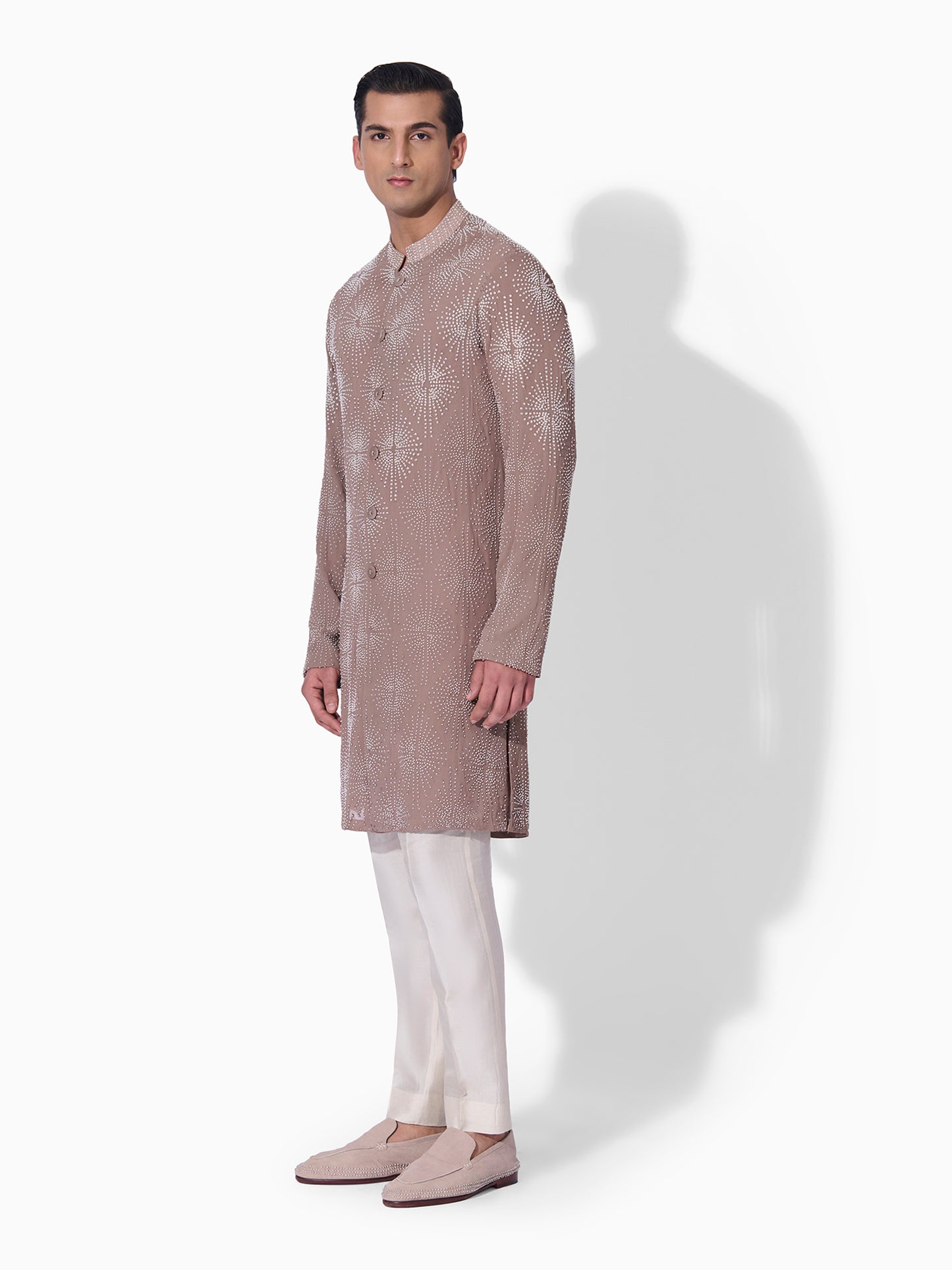 Muted Mauve Sherwani Set