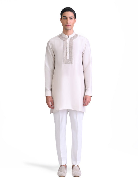 Embellished Yoke Placket Kurta