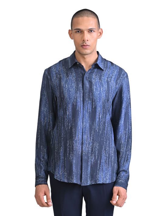 Ikat Printed Full Sleeved Shirt