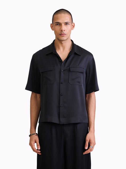 Cropped Utility Shirt