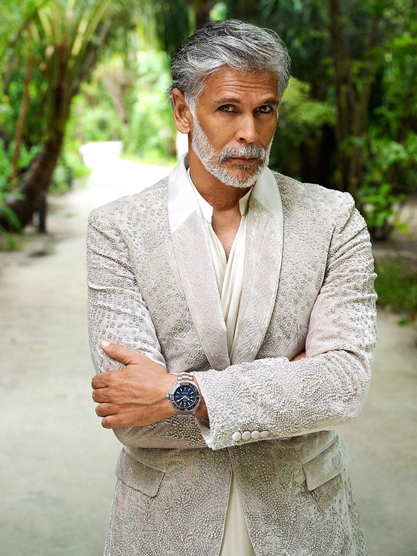 Milind Soman In Basilica Tuxedo