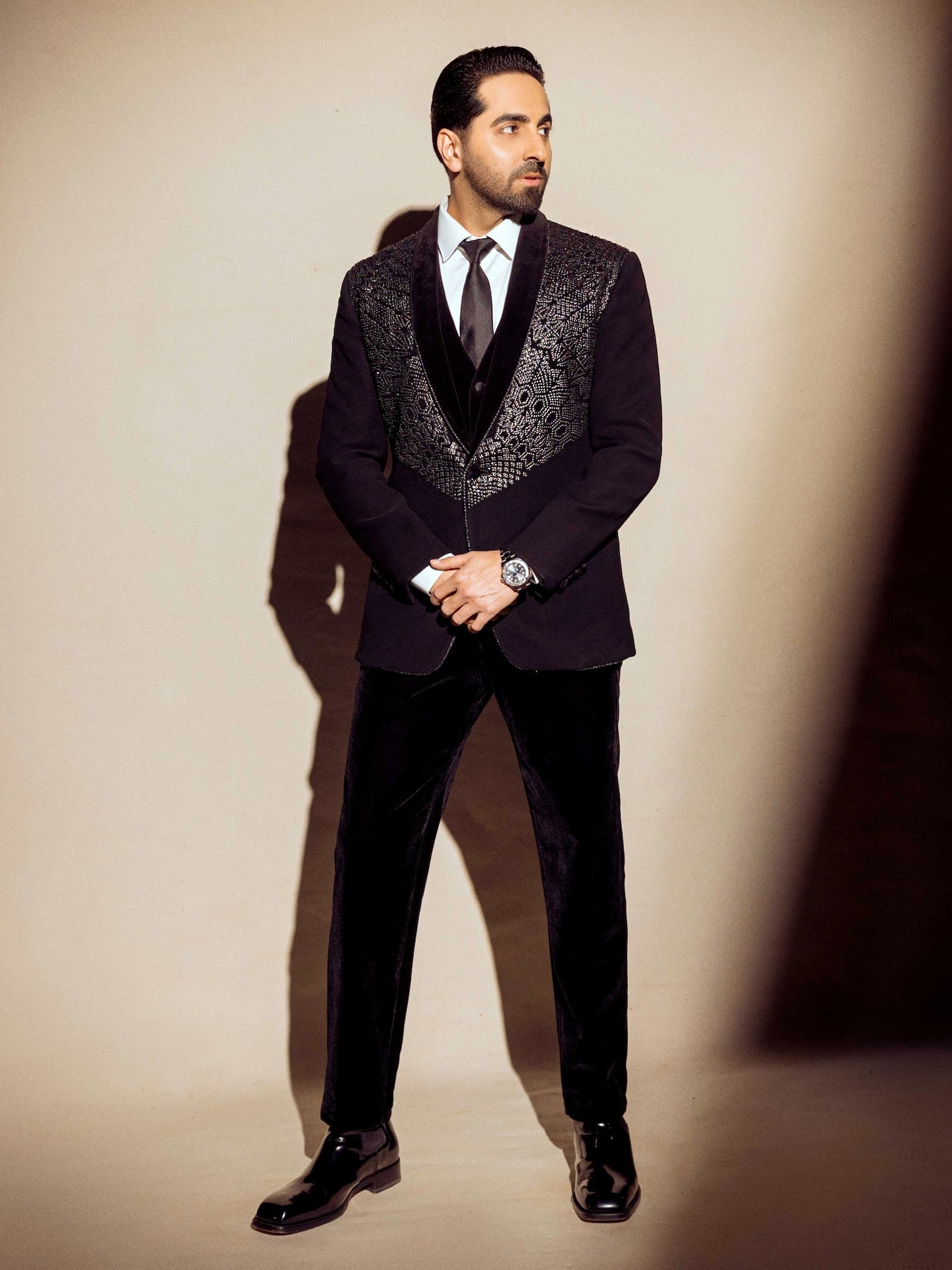 Ayushmann Khurrana in Stellar Eclipse Tuxedo