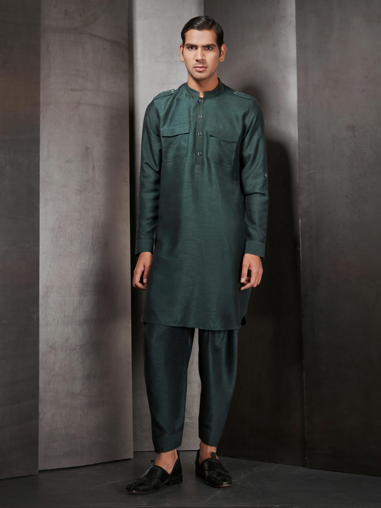 Kurta pajama pocket discount design