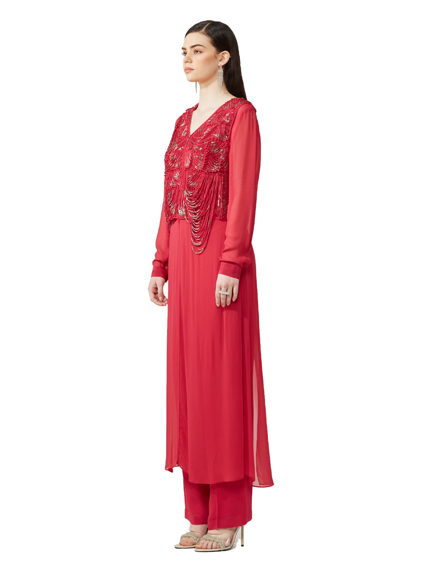 Dori Embellished Kurta Set