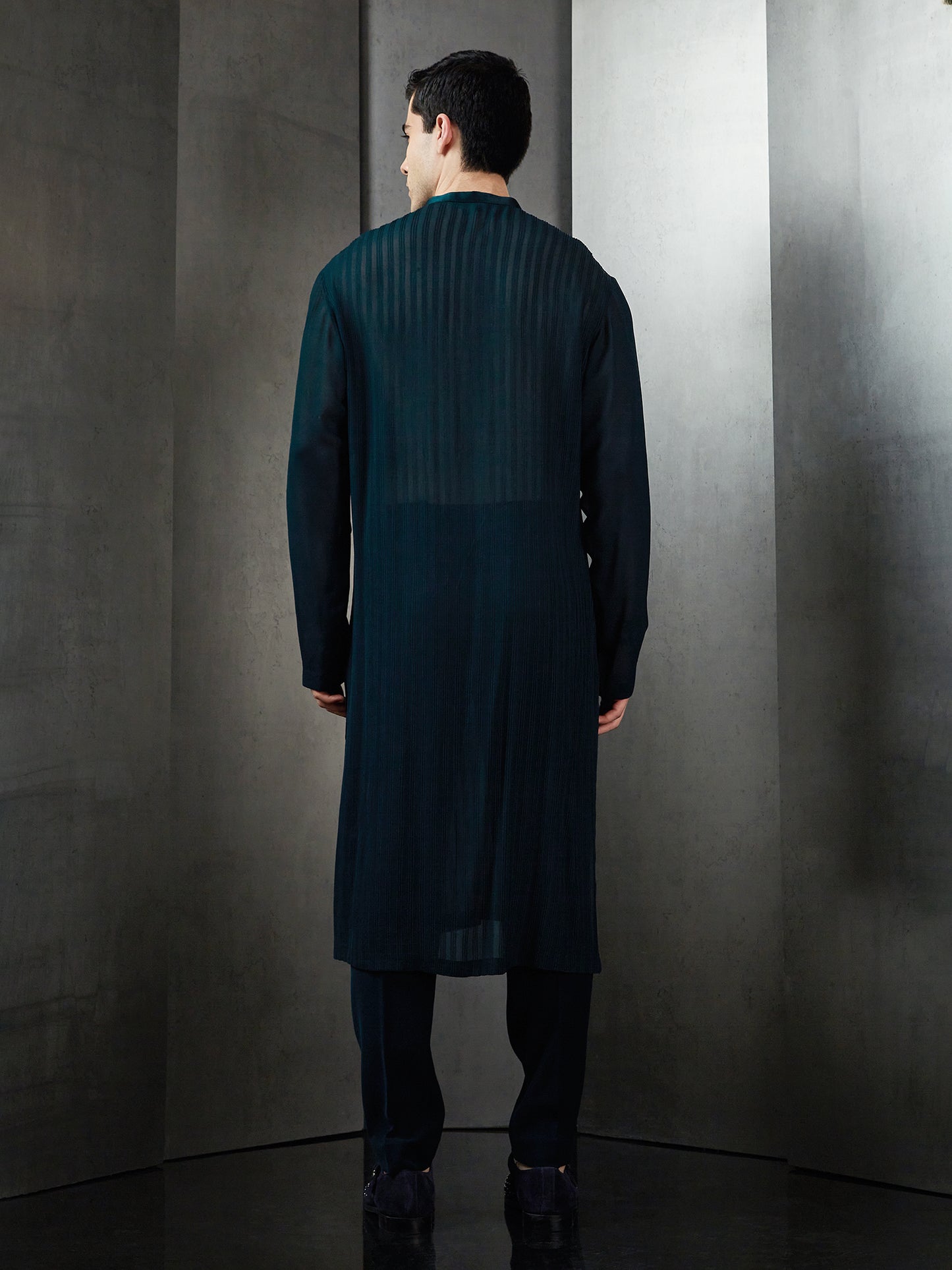 Spaced Out Pintuck Kurta Set